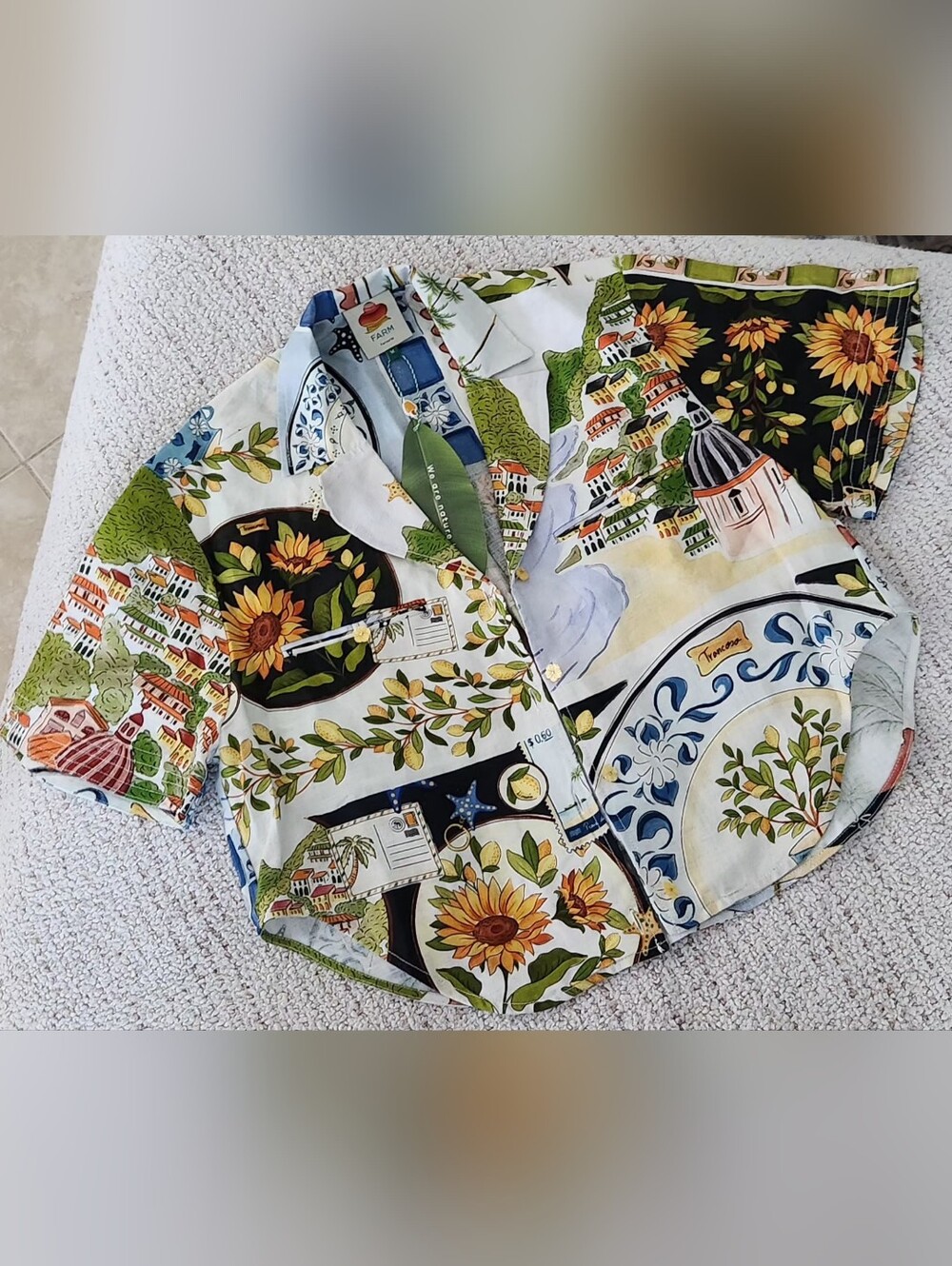 Farm Rio Crop Shirth